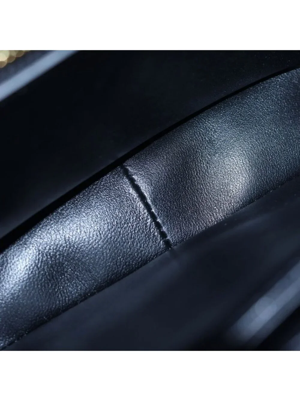 Celine Tee Ncueil Triomphe Smo le Shoulder Bag Black Leather